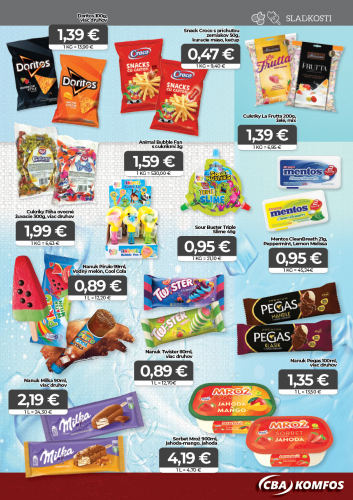 Katalogy / Nový leták CBA Komfos - foto