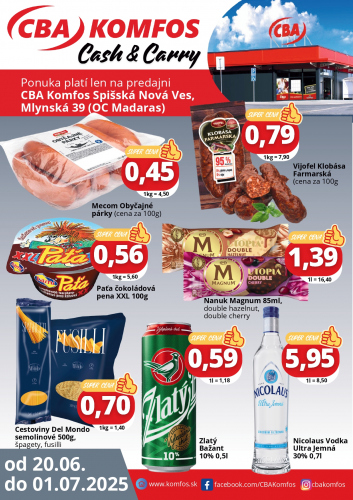 Katalogy / Gastrocash CBA Komfos Spišská Nová - foto
