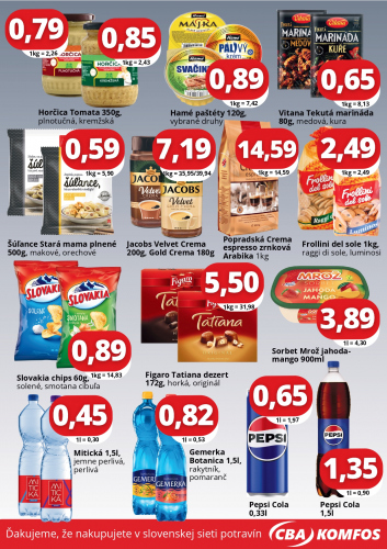 Katalogy / Gastrocash CBA Komfos Spišská Nová - foto