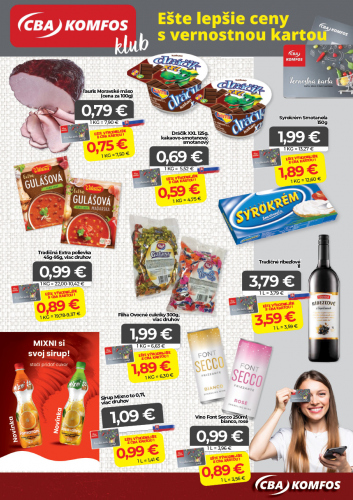 Katalogy / Nový leták CBA Komfos - foto