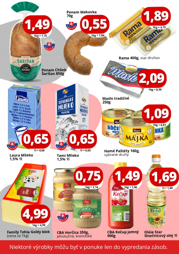 Katalogy / Gastrocash CBA Komfos Spišská Nová - foto
