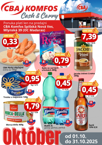 Katalogy / Gastrocash CBA Komfos Spišská Nová - foto