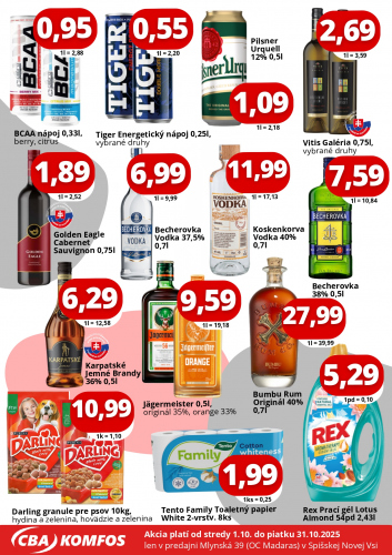 Katalogy / Gastrocash CBA Komfos Spišská Nová - foto