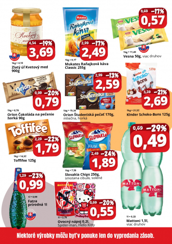 Katalogy / Super ceny v CBA Komfos - foto