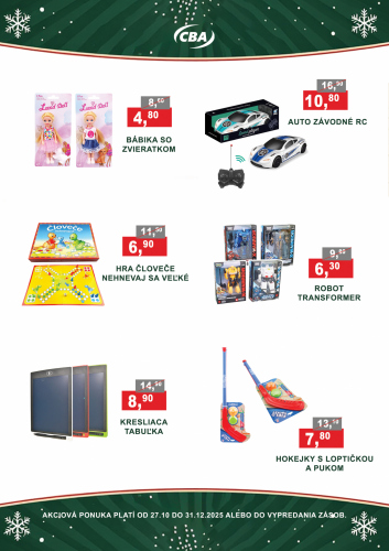 Katalogy / Odmeňujeme za vernosť CBA Komfos potraviny - foto