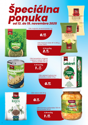 Katalogy / Nový leták CBA Komfos - foto