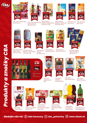 Katalogy / Nový leták CBA Komfos - foto