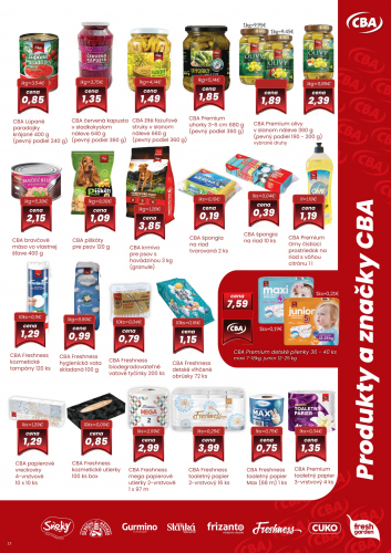 Katalogy / Nový leták CBA Komfos - foto