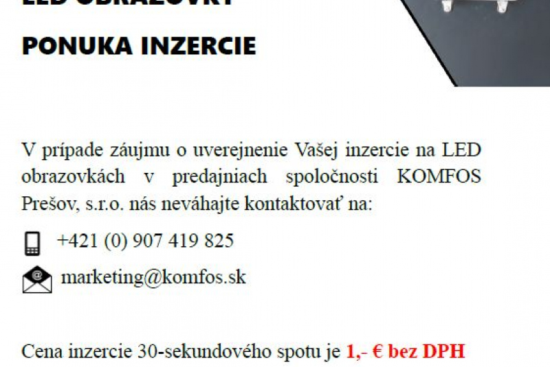 Novinky / Ponuka spolupráce  - foto