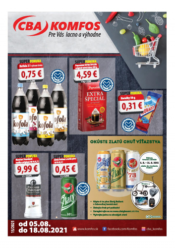 Katalogy / Nový leták CBA Komfos - foto