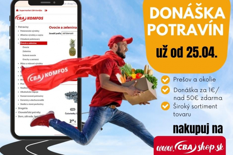 Novinky / Spúšťame donášku potravín - foto