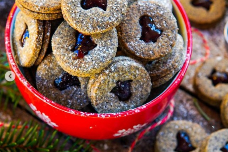 Recepty / Makové linecké koláčiky - foto Recepty / Makové linecké koláčiky - foto