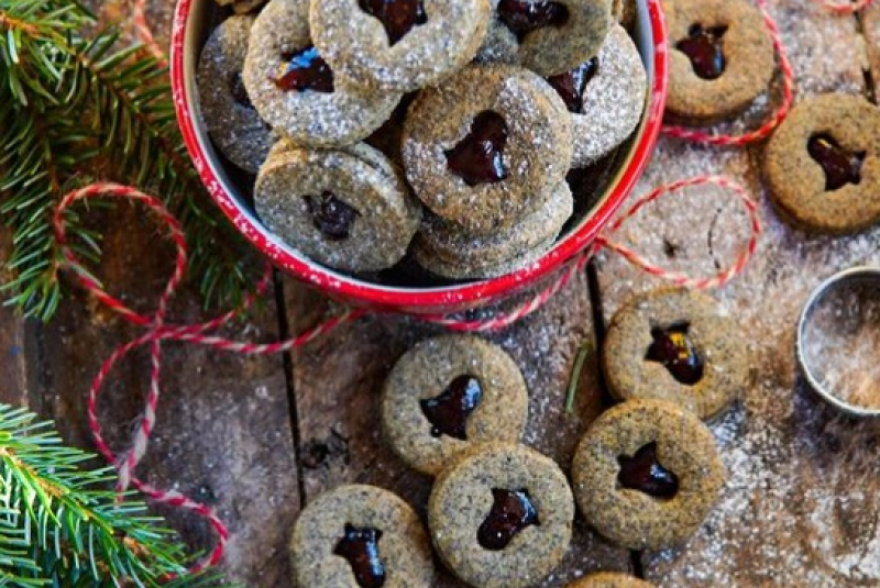 Recepty / Makové linecké koláčiky - foto Recepty / Makové linecké koláčiky - foto