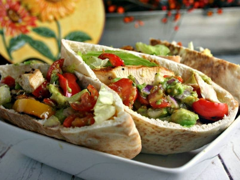 Kváskový pita chlieb