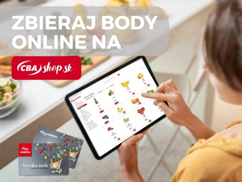 ZBIERAJ BODY už aj ONLINE na CBASHOP.SK