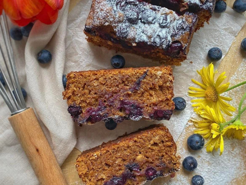 Čučoriedkový chlebík z acidka