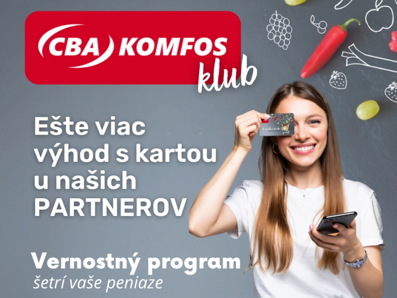 Bonusové výhody s vernostnou kartou