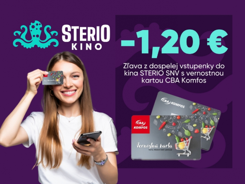 ZĽAVA NA KINO v SNV