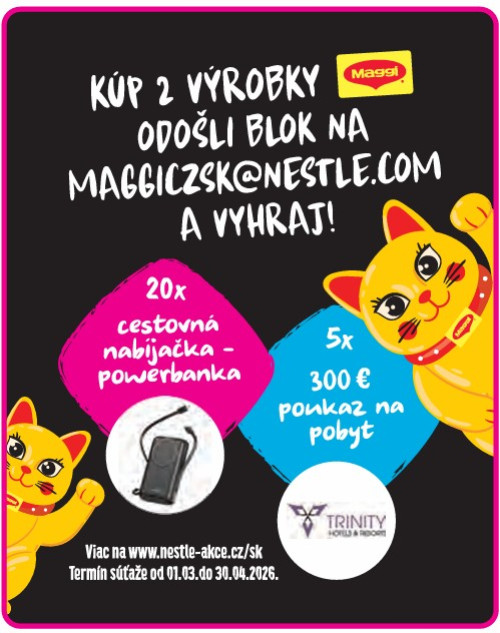Kúp výrobky Maggi a cestuj!