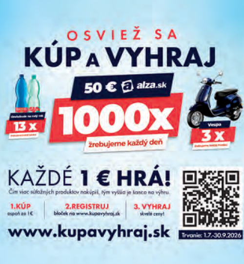 Osviež sa a vyhraj!