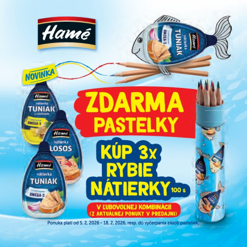 Získaj pastelky!