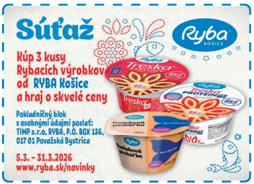 Pochutnaj si na Treske a vyhraj!