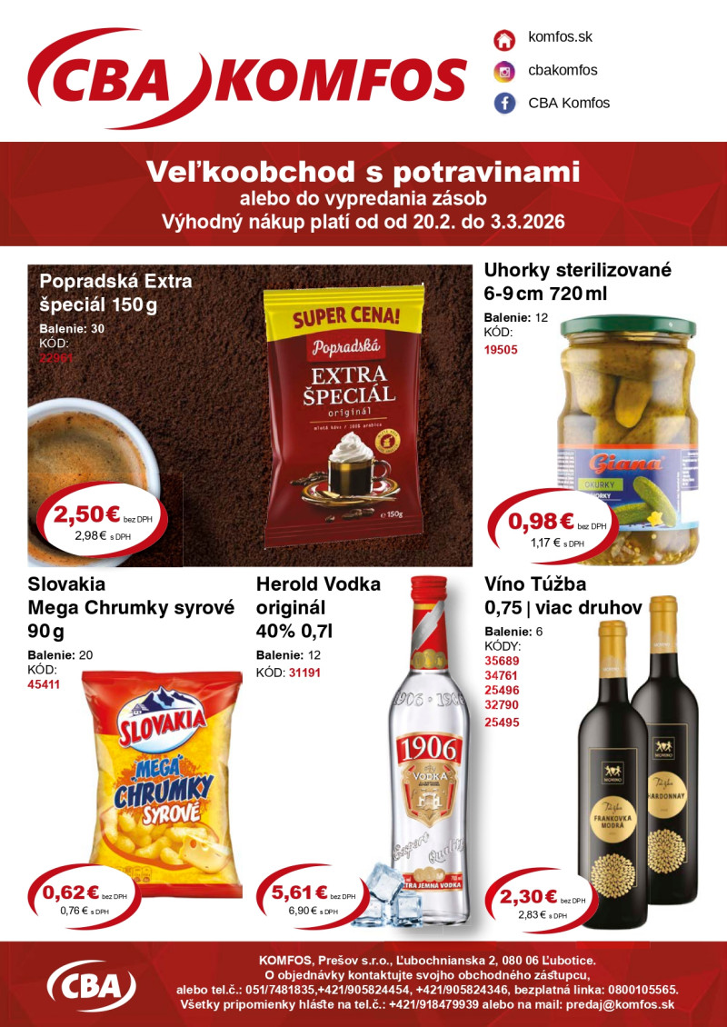 Aktuálne akcie pre Veľkoobchod
